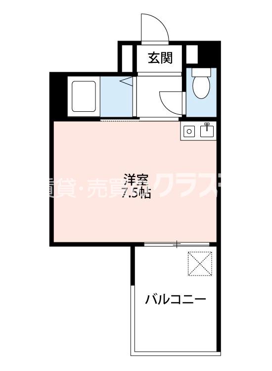 サンキャドマスMinami・堀江の間取り
