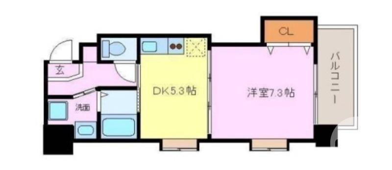 浜寺石津町西の完工年月(2007年2月)築の賃貸マンションの間取り