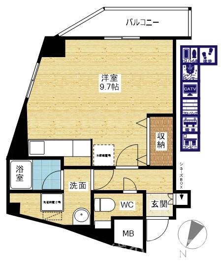 Park house HINOの間取り