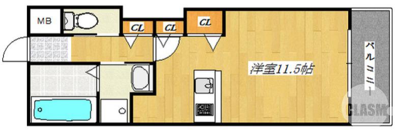 北花田町の完工年月(2008年10月)築の賃貸マンションの間取り