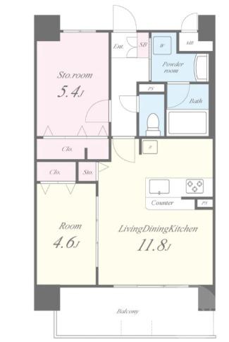 南金田の完工年月（2025年8月）築の賃貸マンションの間取り