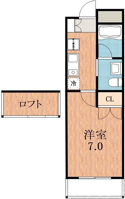 昭和町の完工年月(2004年8月)築の賃貸マンションの間取り
