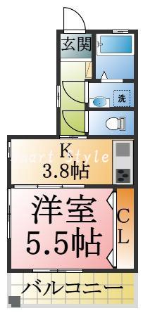 クイーンズハイツ名倉の間取り