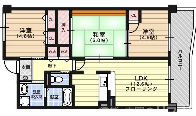 コンフォート深煌の間取り