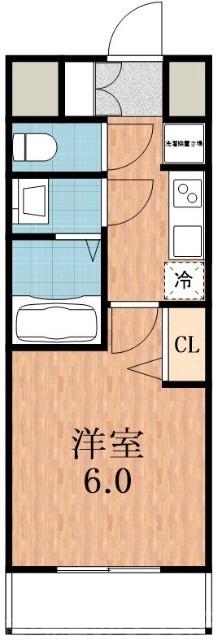 杭全の完工年月(2020年9月)築の賃貸マンションの間取り