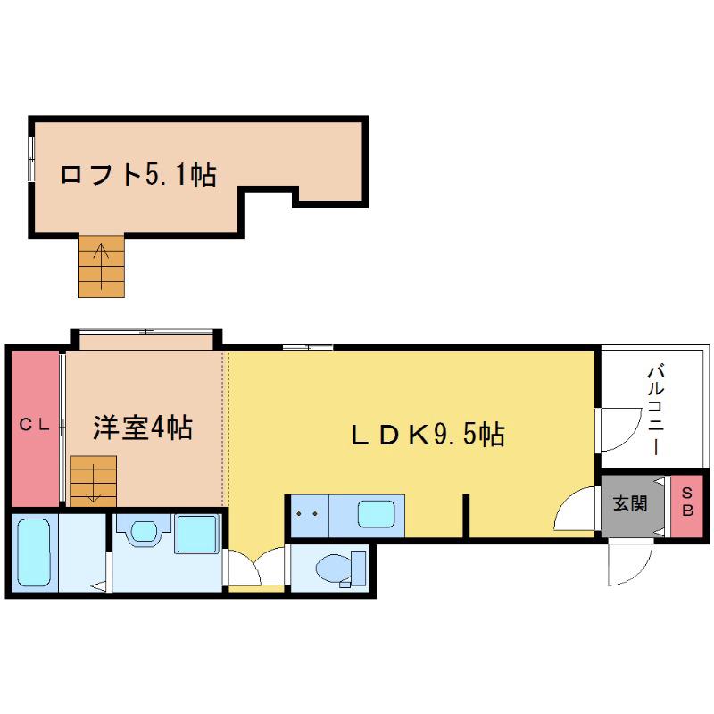 サザンモデラートの間取り