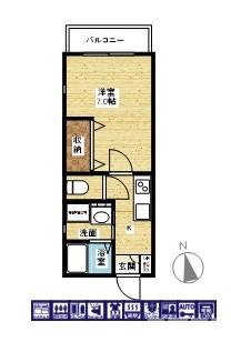 ラフィーネ十三の間取り