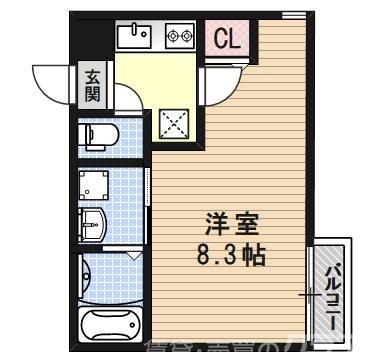 アークリード北野白梅町の間取り