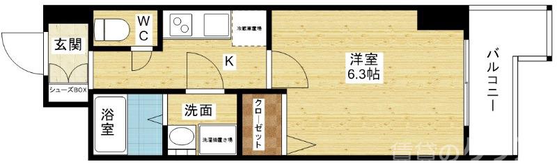 レジュールアッシュPREMIUM TWIN-Ⅰの間取り
