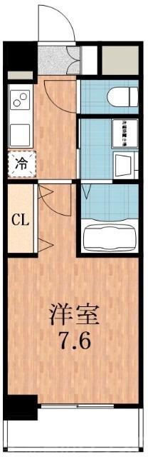 美章園の完工年月(2021年3月)築の賃貸マンションの間取り