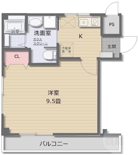 垂水町の完工年月(1980年4月)築の賃貸マンションの間取り