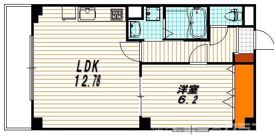 Kooza麩屋町 (クーザ麩屋町)の間取り