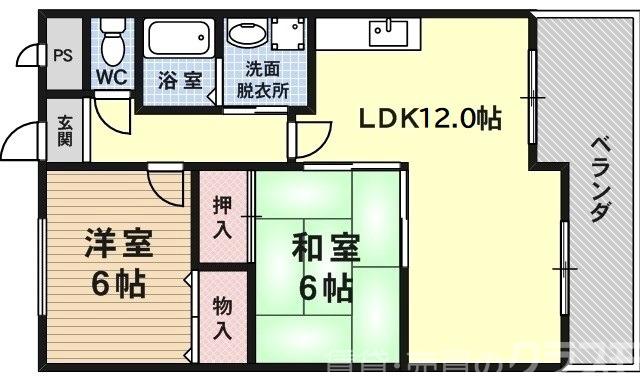 サントル西京の間取り