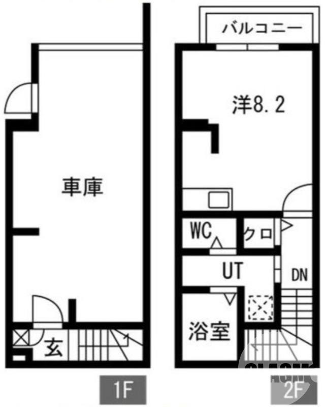草尾の完工年月(2025年7月)築の賃貸一戸建ての間取り
