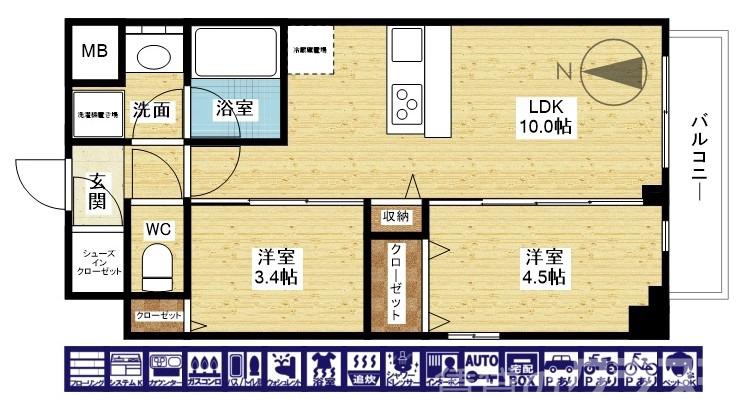 スプランディッドⅨの間取り