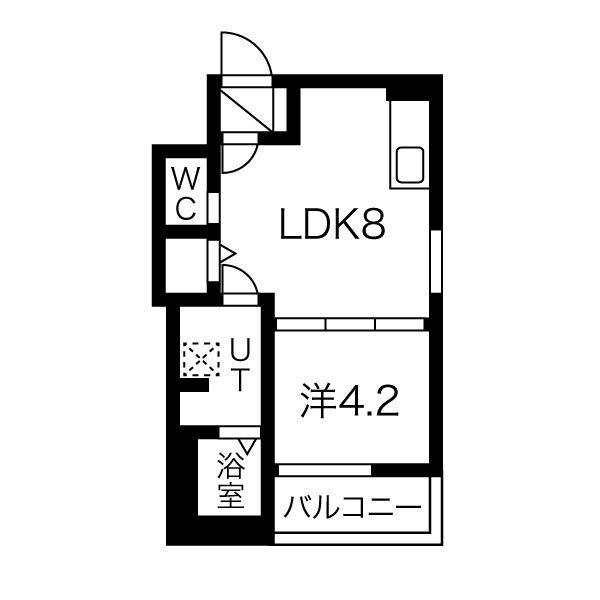 遠里小野町の完工年月(2023年12月)築の賃貸アパートの間取り