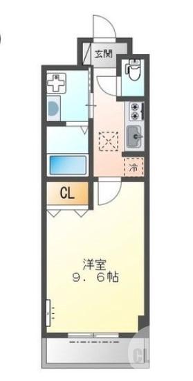 香ヶ丘町の完工年月(2020年11月)築の賃貸マンションの間取り