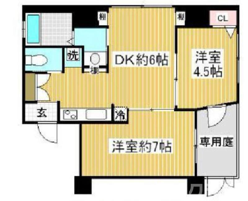 プリオーレ京都駅前の間取り