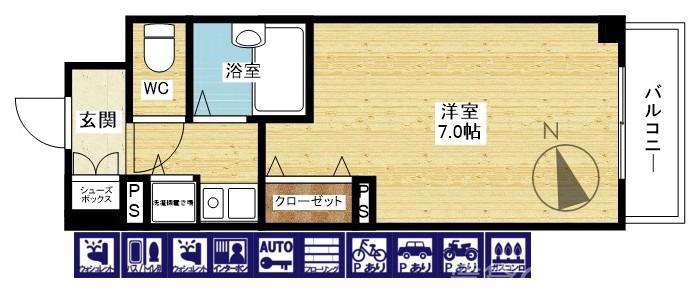 プレサンス御幣島ステーションフロントの間取り