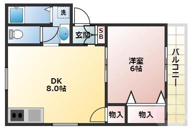土井新大阪ビルの間取り