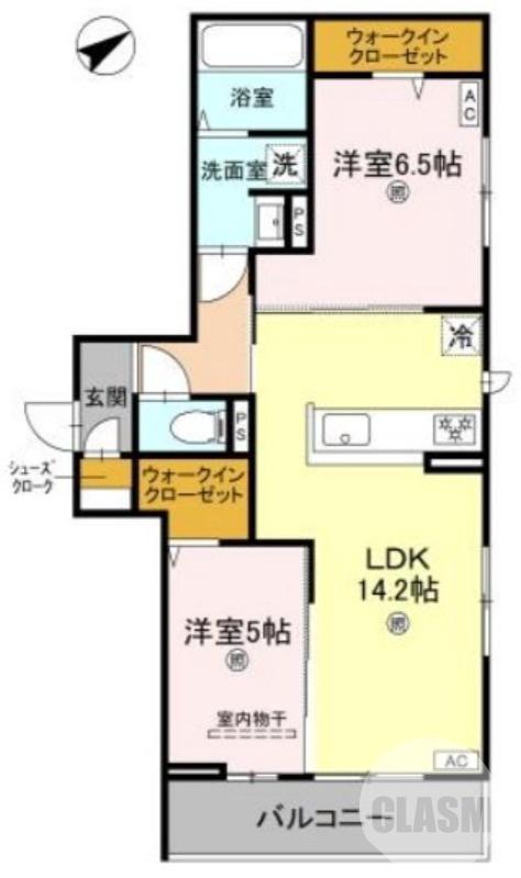 永代町の完工年月(2025年9月)築の賃貸アパートの間取り