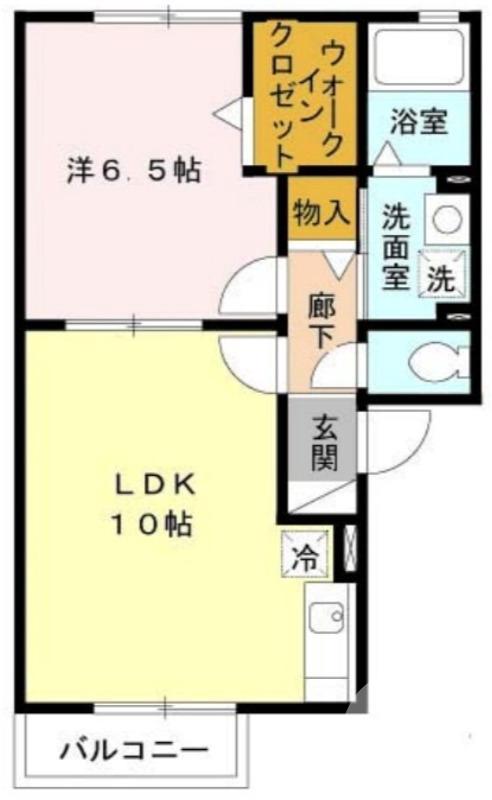 日置荘原寺町の完工年月(2004年12月)築の賃貸アパートの間取り