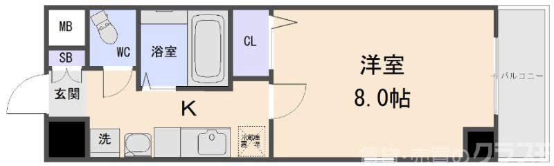 ロイヤルシティ西大路の間取り