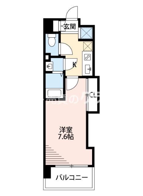 浪速西の完工年月(2019年2月)築の賃貸マンションの間取り