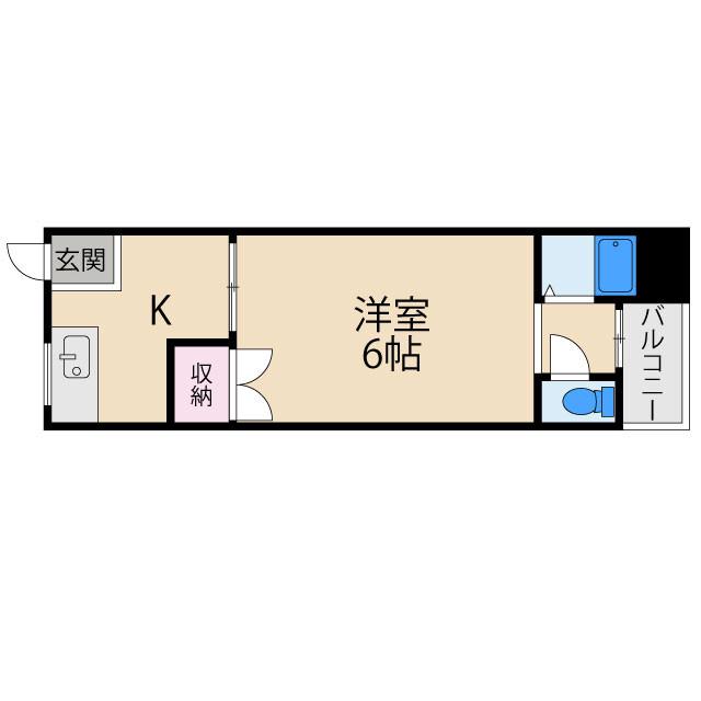 サニーハイツ石津東の間取り