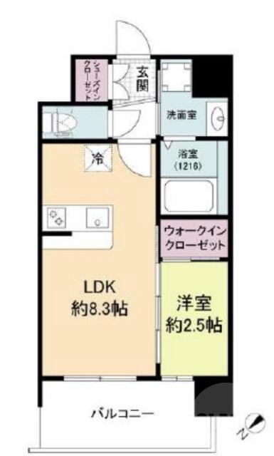 南金田の完工年月(2025年9月)築の賃貸マンションの間取り