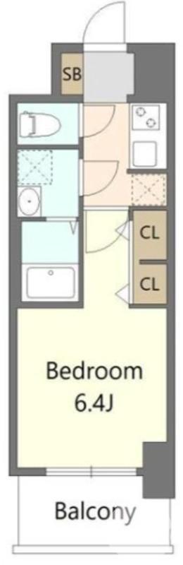熊野町東の完工年月(2025年7月)築の賃貸マンションの間取り