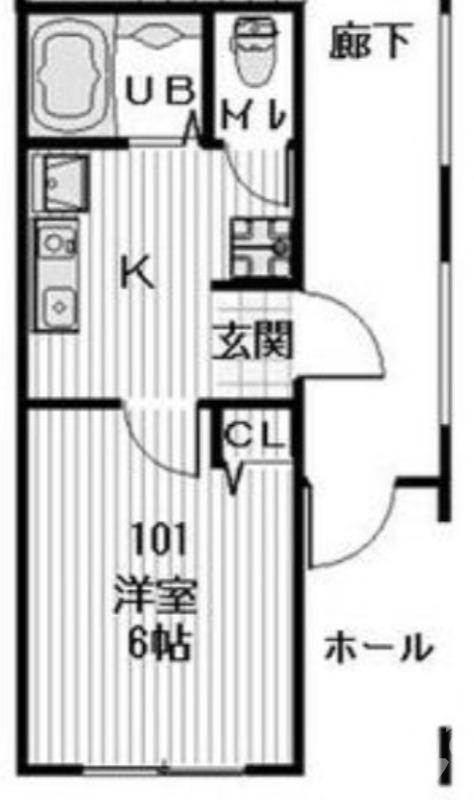 寺地町西の完工年月(2017年5月)築の賃貸アパートの間取り