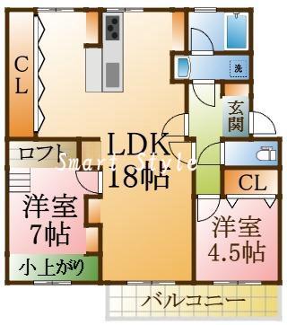 高倉台団地30号棟の間取り