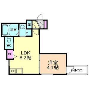 北江口の完工年月(2024年6月)築の賃貸アパートの間取り