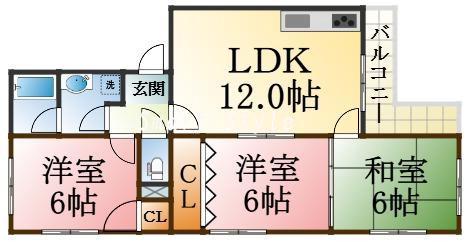 ハイツポールベールの間取り