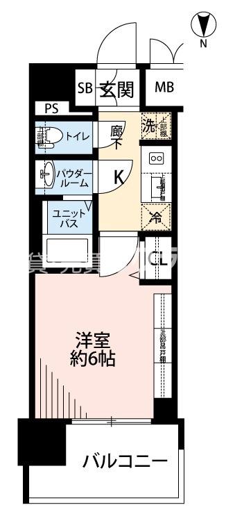 泉尾の完工年月(2025年11月)築の賃貸マンションの間取り