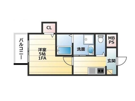 西永山園の完工年月(2018年1月)築の賃貸マンションの間取り