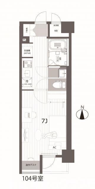 サンフローラ三条大宮の間取り