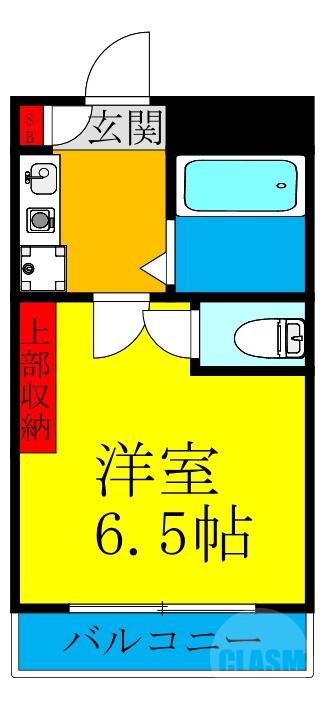 南江口の完工年月(1989年3月)築の賃貸マンションの間取り