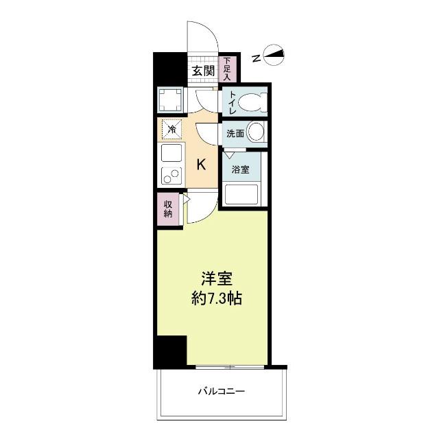 南金田の完工年月(2019年9月)築の賃貸マンションの間取り