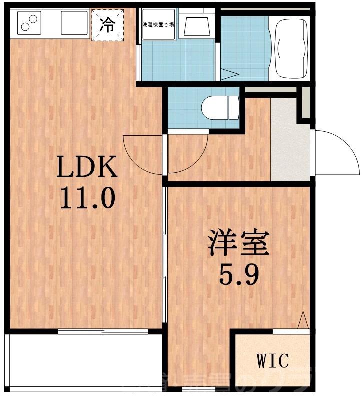 加美東の完工年月(2026年1月)築の賃貸アパートの間取り