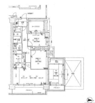春日の完工年月(1998年1月)築の賃貸マンションの間取り
