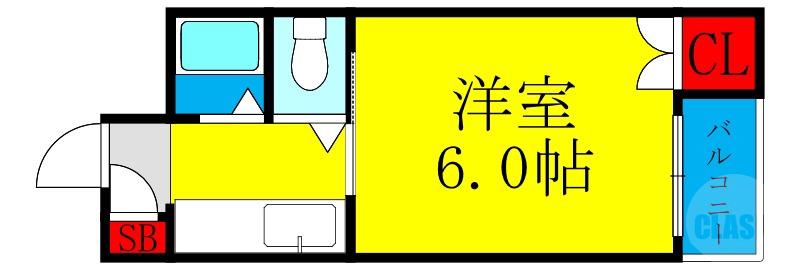 下新庄の完工年月(1994年3月)築の賃貸マンションの間取り