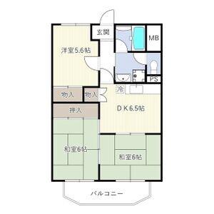 春日の完工年月(1982年5月)築の賃貸マンションの間取り