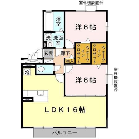 玉瀬町の完工年月(2006年12月)築の賃貸アパートの間取り