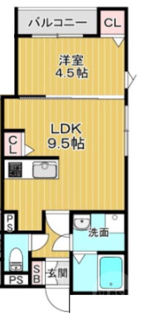 春日の完工年月(2025年12月)築の賃貸アパートの間取り