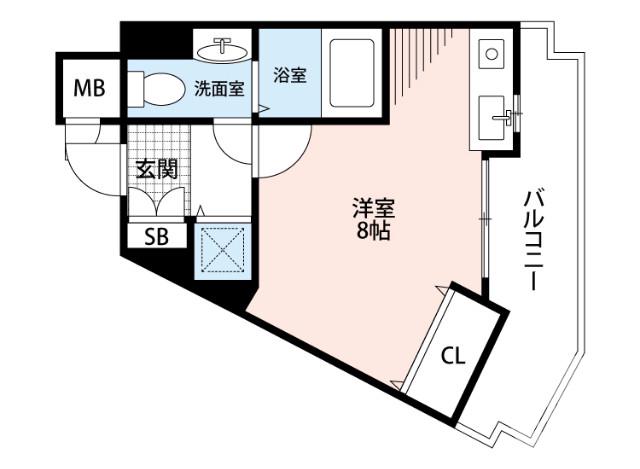 金岡町の完工年月(2004年10月)築の賃貸マンションの間取り