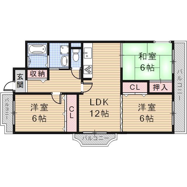 リベラルパレスの間取り