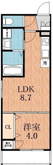 加美正覚寺の完工年月(2019年12月)築の賃貸アパートの間取り