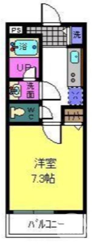 家原寺町の完工年月(2002年1月)築の賃貸アパートの間取り